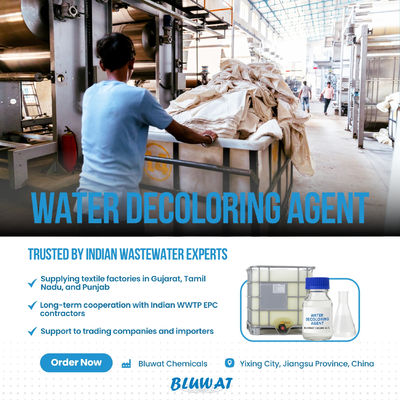 High-Efficiency Color Removal Polymer for Textile Wastewater Textile Dyeing Wastewater Decoloring Chemical