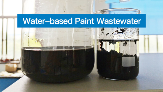 Water Based Paint Wastewater Treatment Bluwat Water Decoloring Agent 55%