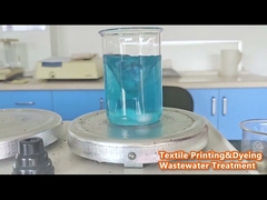 How dose textile wastewater get decolored?