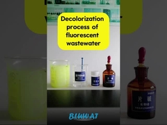 Neon-Dye Fluorescent Wastewater Treatment Jar Test