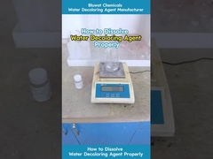 How to Dissolve Water Decoloring Agent | Bluwat Chemicals
