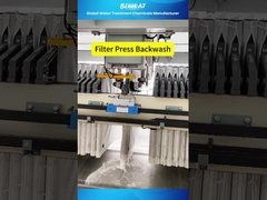 #WastewaterTreatment Demo #FilterPress Backwash Water Treatment by #BluwatChemicals