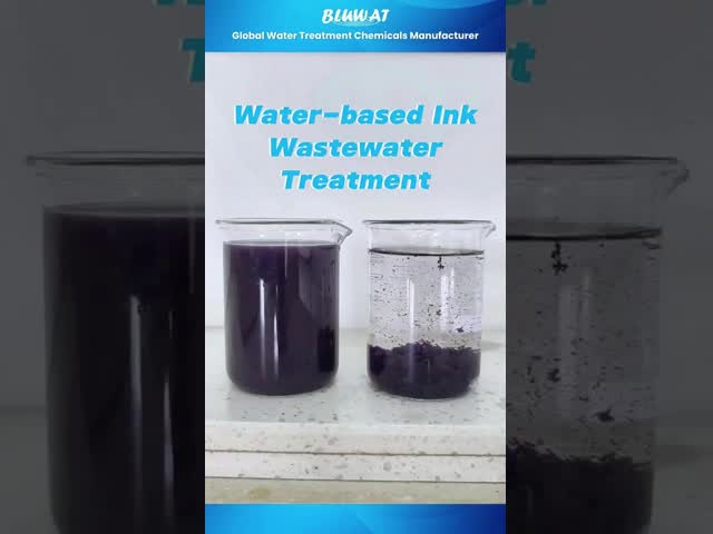 3-Step Water-Based Ink Wastewater Treatment | Fast Decolorizing ...