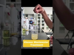 #WastewaterTreatment #Decolorizer #Polyacrylamide | Viscous Wastewater Lab Test Using PAM