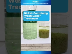 Nickel Wastewater Treatment | Heavy Metal Removal with Flocculant & Bluwat Chemicals #shorts